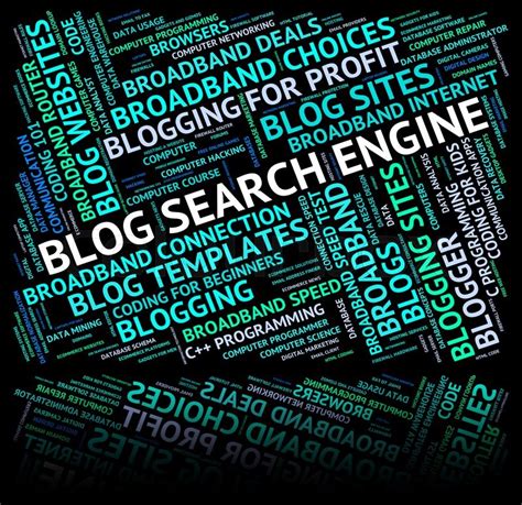 blog search engine showing explore stock image colourbox