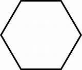 Hexagon Shapes Fraction Hexagonal Pluspng Heptagon sketch template