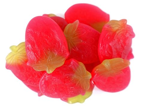 vegan jelly strawberry sweets daffydowndilly