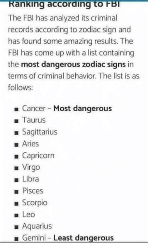 oh wow according to this i m the least dangerous