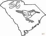 Carolina South Map Coloring Pages State Color Wren Printable Symbols Flag Drawings Designlooter North 589px 64kb Getcolorings Popular Categories sketch template