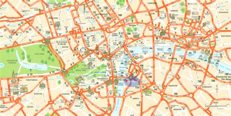 london tourist map london mappery