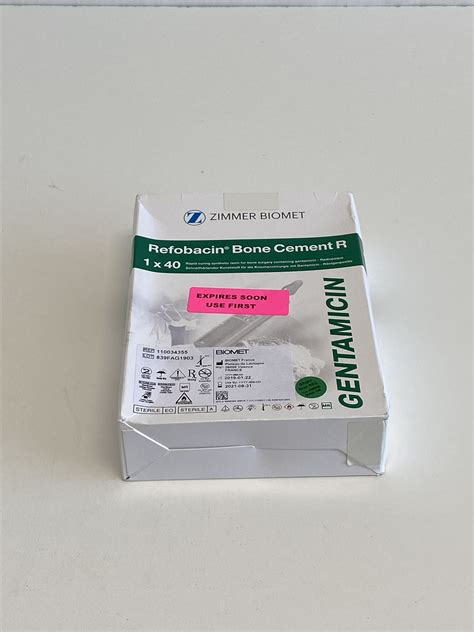 pn    sale zimmer biomet refobacin bone cement