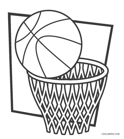 basket ball coloring pages