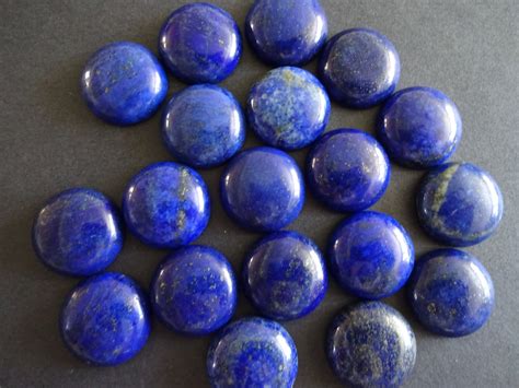 mm natural lapis lazuli gemstone cabochon dyed  etsy