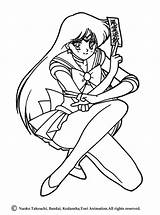 Sailor Mars Coloring Pages Printable Kids sketch template