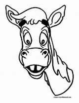 Mule Coloring Pages Colormegood Animals sketch template