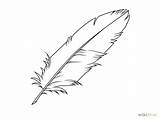 Feathers Archangels sketch template