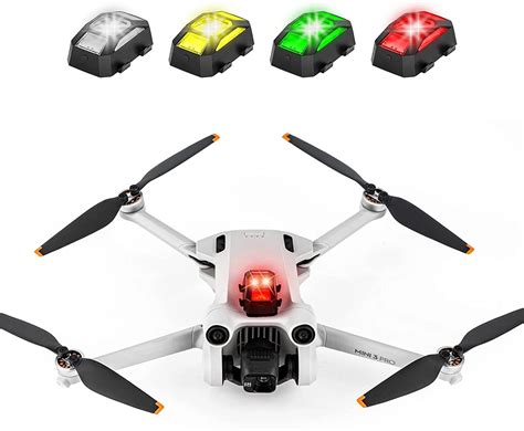 dji mini  pro drone strobe lights faa anti collision light night flight lights   colors