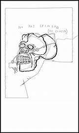 Basquiat Coloring Deviantart sketch template
