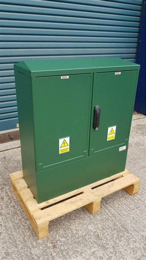 grp electric enclosure kiosk cabinet meter box housing green   dmm emiter