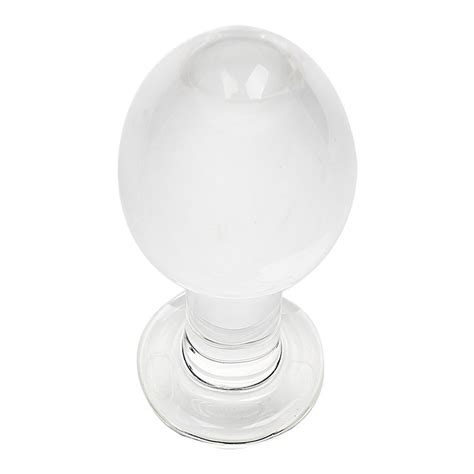 Large Glass Butt Plug Female Male Toy Bead Prostate Massage Crystal
