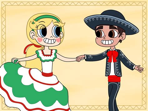 Star And Marco Dance In Cinco De Mayo By Deaf Machbot On
