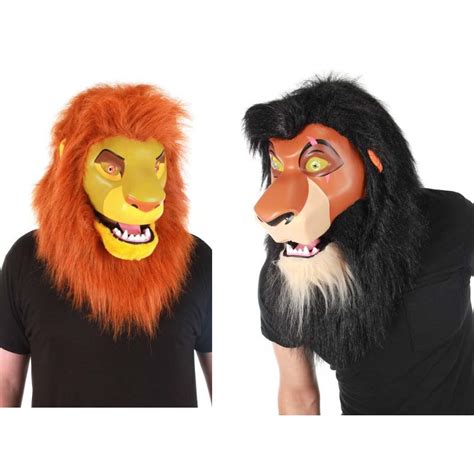 disney lion king mouth mover mask simba scar cappels