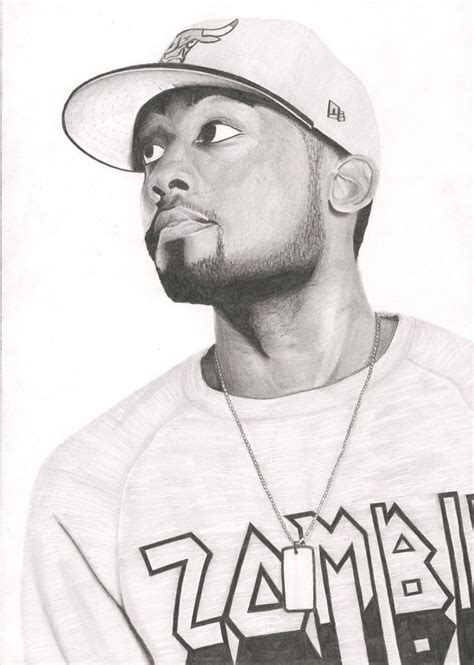 rapper eppic pencil drawing httpmilanrkodeviantartcom