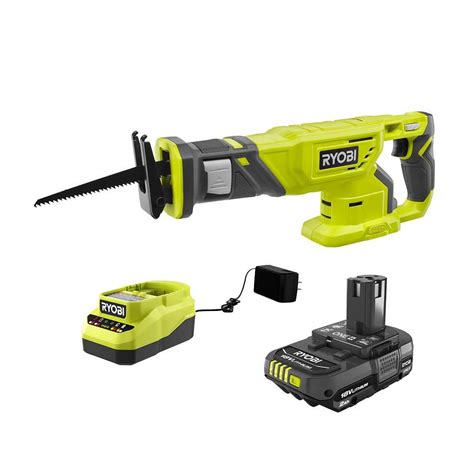 Ryobi One 18v Cordless Reciprocating Saw With 2 0 Ah Battery And