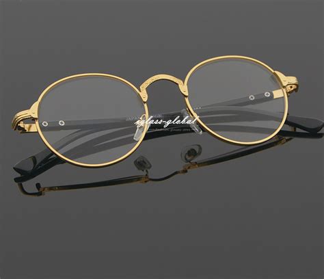 Retro Oval Gold Metal Eyeglasses Frames Glasses Spectacles Vintage