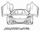 Mclaren Coloring Pages Drawing Printable Getdrawings Adults Kids sketch template