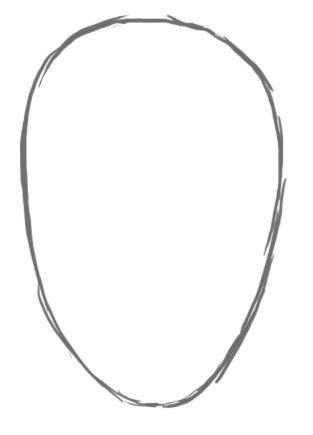 draw  head shape brown dowerturs