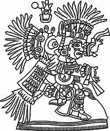 Aztec Coloring Pages Calendar Figure Printable Getcolorings Color Wecoloringpage sketch template