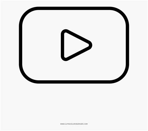 youtube coloring page youtube logo coloring page  transparent