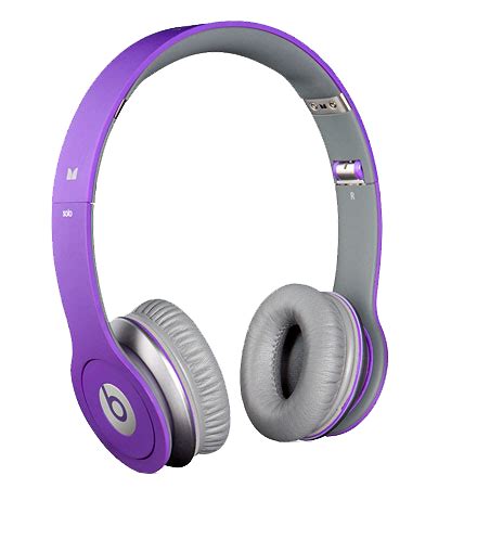 purple beats  dr dre headphones png png mart