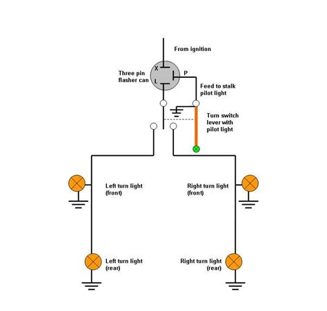 flasher  wiring diagram conature