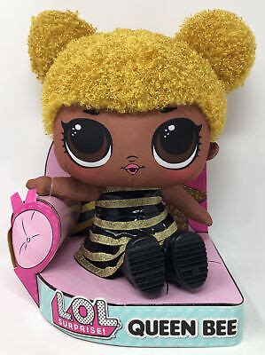 lol surprise queen bee huggable soft plush doll    ebay