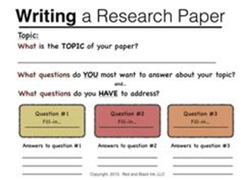 write research paper outline  college homework