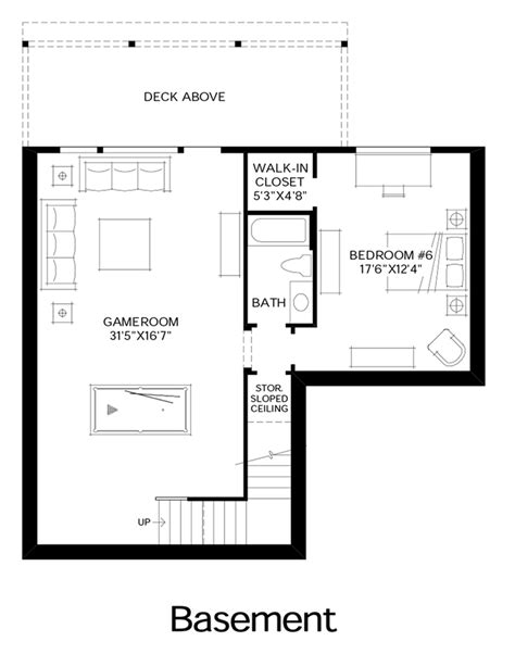 talon ridge  jefferson  basement home design