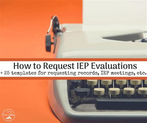 request iep evaluations  iep request letter samples