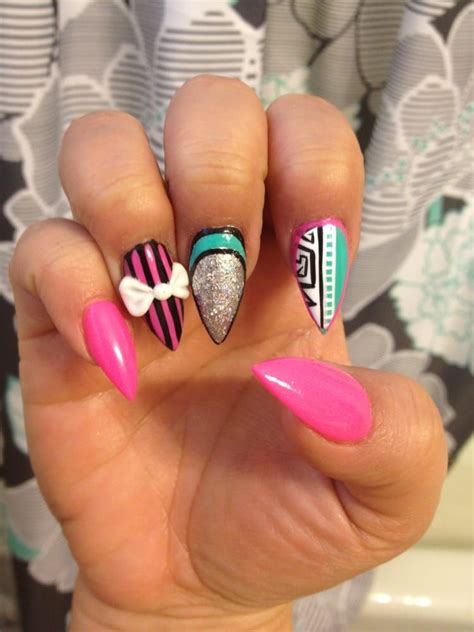 pin  quaty  fly fingertips couture nails nail spa nails