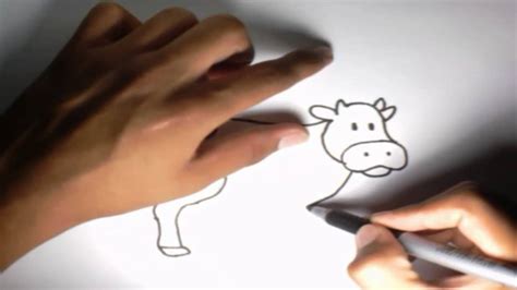 Como Dibujar Una Vaca L How To Draw A Cow Youtube