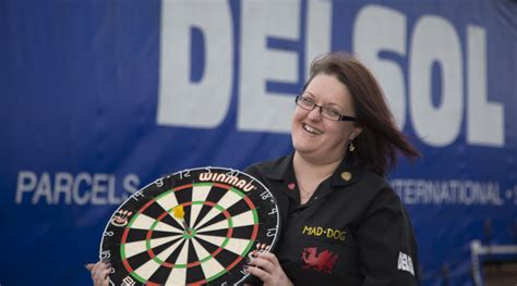 darts champ  target   sponsorship  delivery company delsol welsh news extra