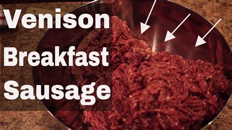 simple venison breakfast sausage recipe