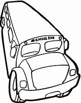 Coloring School Pages House Bus Clipart Kids sketch template