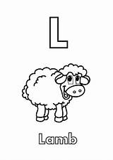 Lamb Upper sketch template