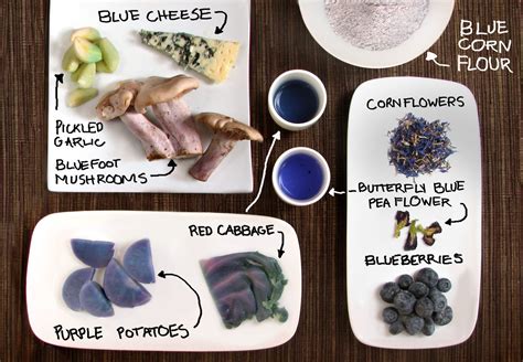 blue foods colorful cooking  artificial dyes instructables