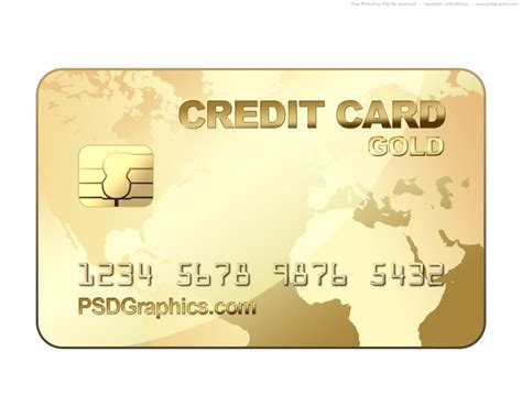 psd gold credit card template psdgraphics