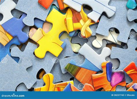 puzzle stock image image  group isolated colored