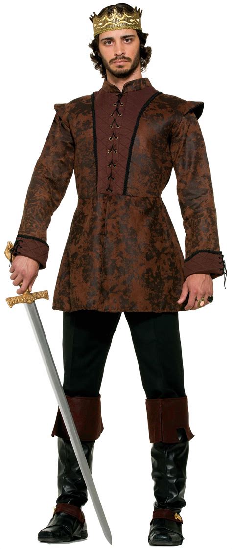 Adult Deluxe Medieval King Men Coat 46 85 The Costume