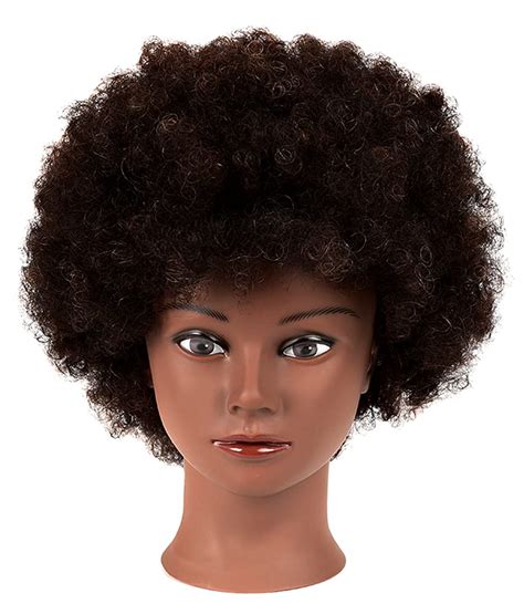 buy african mannequin head   human hair mannequin head curly