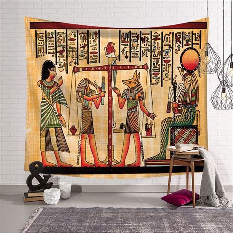 Ancient Egyptian Civilization Decorative Painting Tapestry