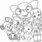 Ruby Rainbow Coloring Pages Printable Friends Kids Drawing Village Her Arcobaleno Colorpages sketch template