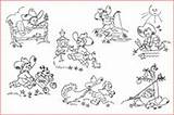 Embroidery Drawings Patterns Disney Character Mickey Sheet Model Walt Pixar Sketches Cartoon Drawing sketch template