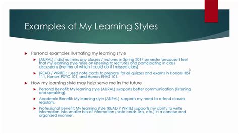 Learning Presentation Styles For Adults