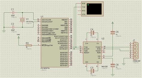 serial communication  picfa microcontroller