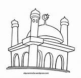 Mewarnai Masjid Nabawi Putih Hitam Marimewarnai Sketsa Karikatur Terlengkap Islami Istiqlal Mudah Pencil Clipartbest Getdrawings Pemandangan sketch template
