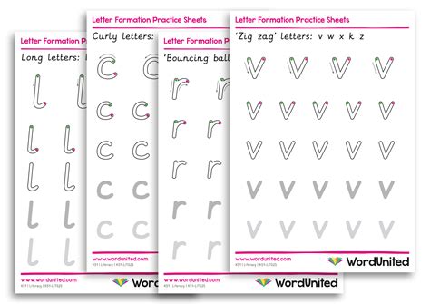 letter formation worksheets wordunited