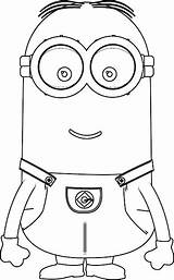Minion Coloring Pages Kevin Bob Printable sketch template